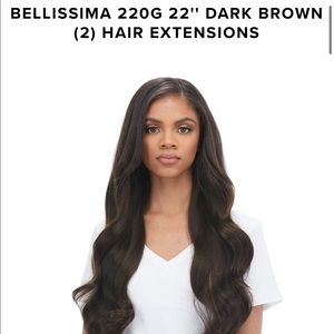 Bellami Bellissima 22” Dark Brown Extensions